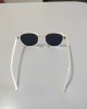 Fashionable black slimming ultra-light sunglasses